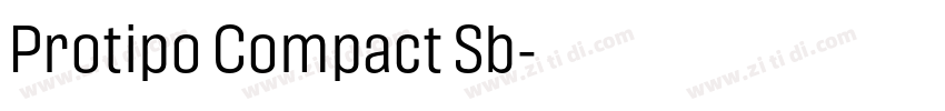 Protipo Compact Sb字体转换
